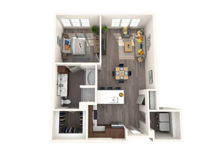 1 BR 1 Bath Apartment