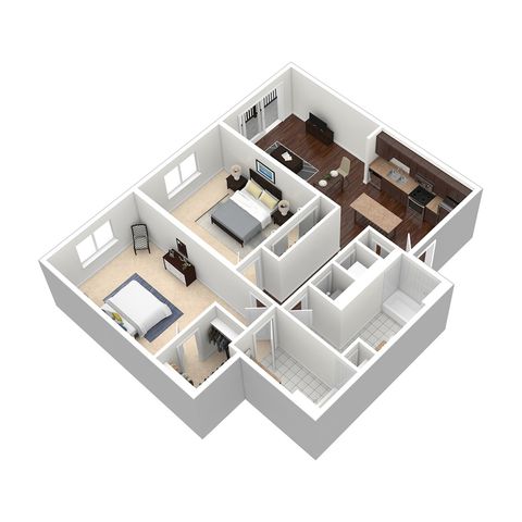 2 bedroom 2 bath
