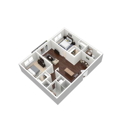 2 bedroom 2 bath