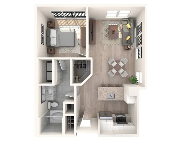 1 Bedroom 1 Bath