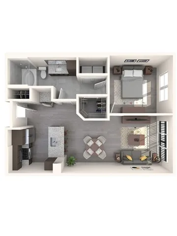 1 Bedroom 1 Bath