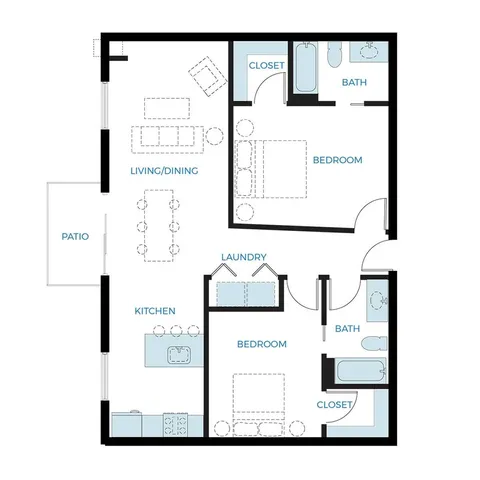 Waterside at RiverPark Place Apartments