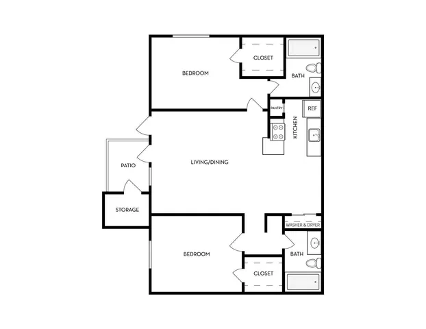 Cala Paradise Valley 2x2 Floorplan