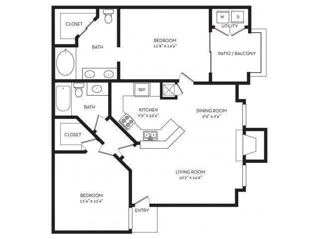 B1 | Apartments in Houston, TX | Helix at Med Center