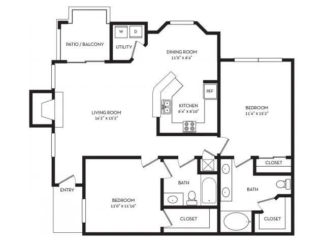 B2 | Apartments in Houston, TX | Helix at Med Center