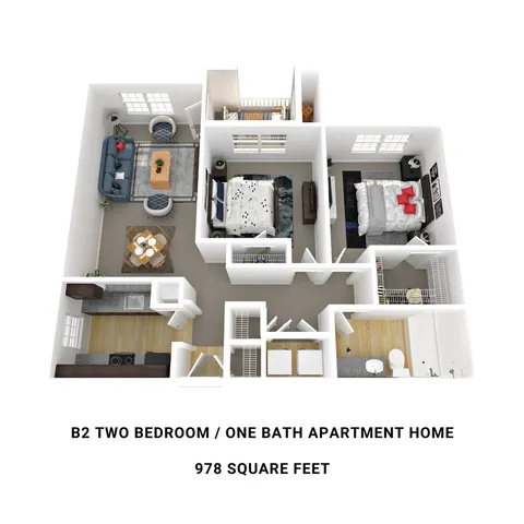 B2- 978 sqft