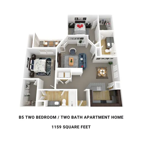 B5- 1,159 sqft
