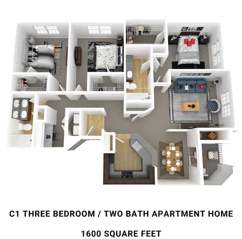 C1- 1,600 sqft