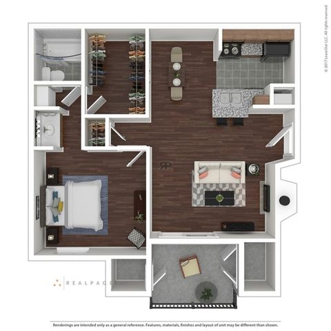 1 Bedroom | 1 Bath | 648 sqft