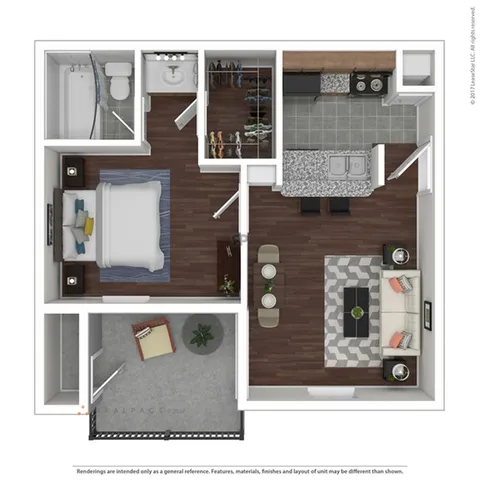 1 Bedroom | 1 Bath | 474 sqft