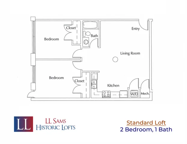 Standard 2-1 Floor Plan