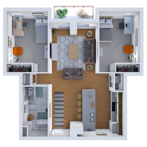 2B Floor plan