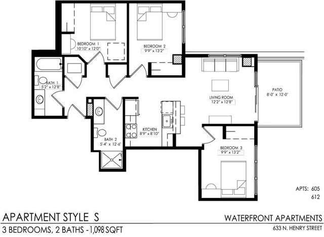 S floor plan