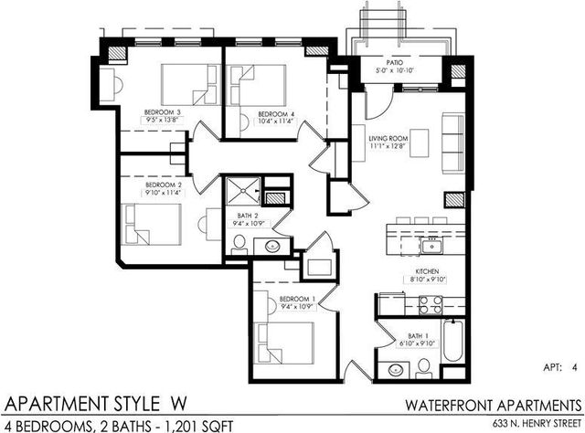 W floor plan