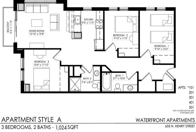 A floor plan