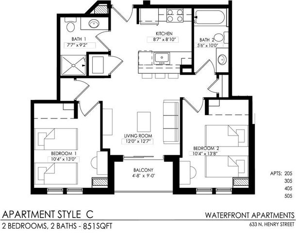 C floor plan