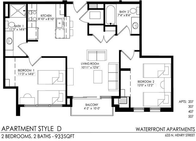 D1 floor plan