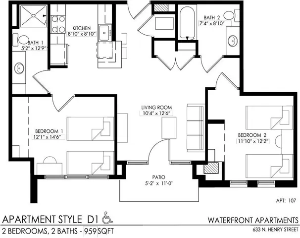 D1 floor plan