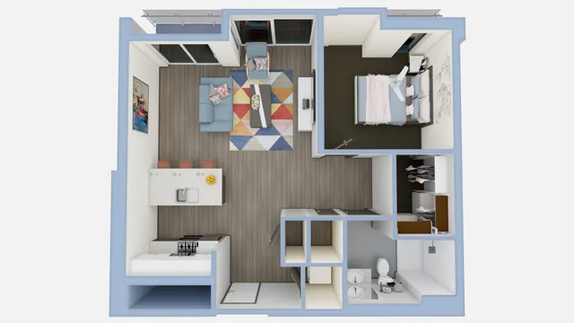 A6a- 3D floorplan