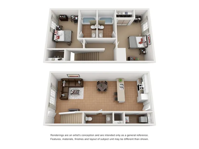 2BR/2.5BA