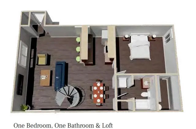 One Bedroom with Loft