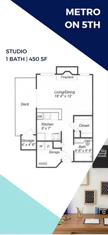 Studio Floor plan