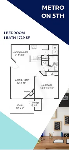 One Bedroom, One Bath