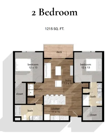 Two Bedroom Two Bathroom