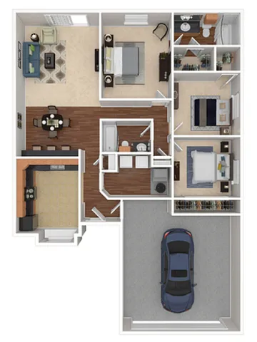 Capitol Three Bedroom