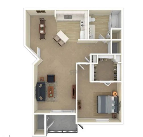 One Bedroom One Bath