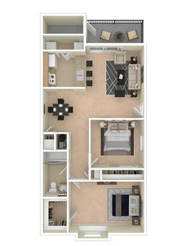Monroe Two Bedroom
