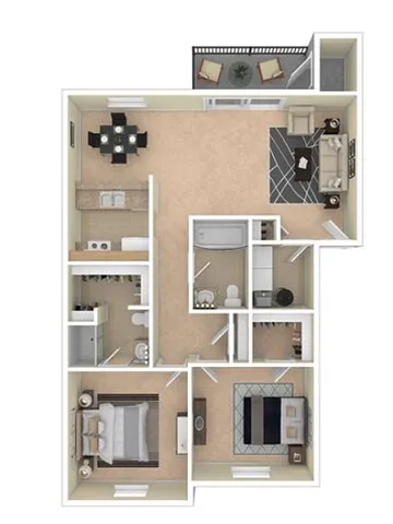 Washington Two Bedroom