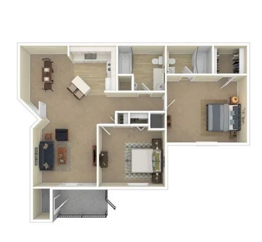 Brentwood Two Bedroom