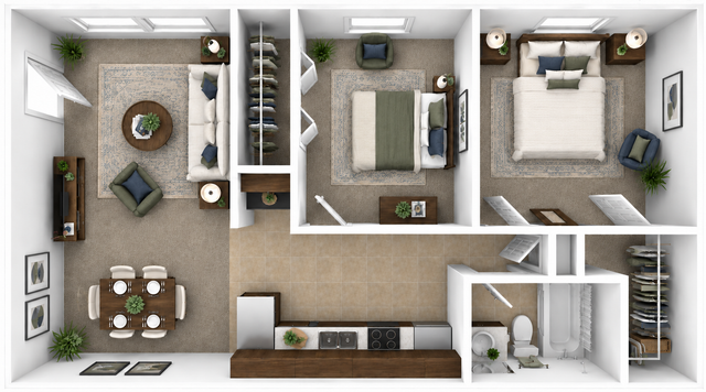Reed - Two Bedroom One Bath
