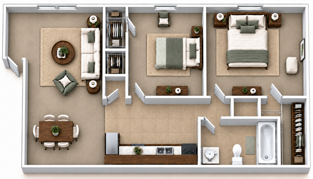 Lark - Two Bedroom One Bath