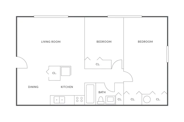 Piccadilly West &mdash; 2 Bedroom