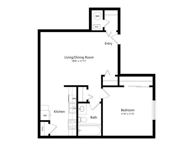 One Bedroom, One Bathroom Columbus, OH Apartment