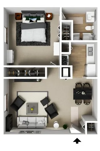 One Bedroom | 700 sqft