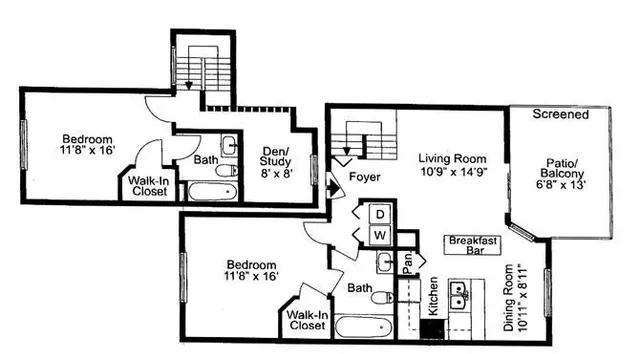 Tarpon | 2 Bedroom | 2 Bath | 1200 SF