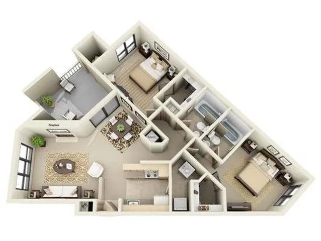 B2 Floor Plan Image
