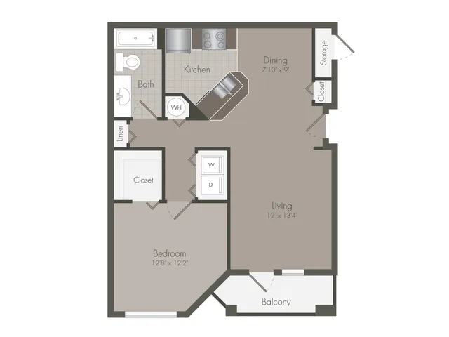 Alden | 1 Bedroom | 1 Bath | 843 SF