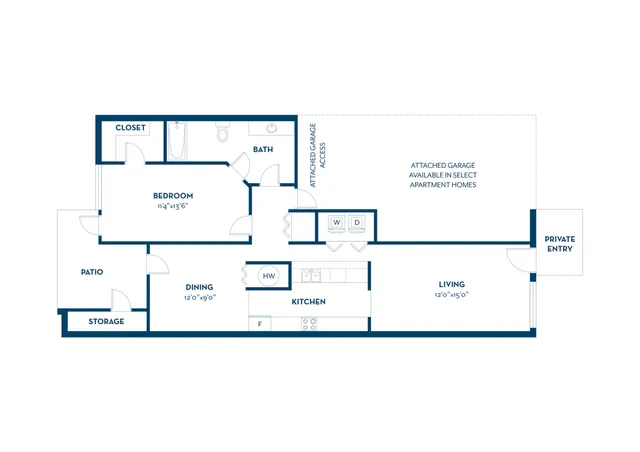 Windjammer 1 | 1BD, 1BA | 822SF