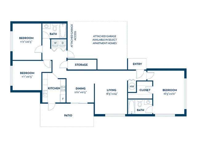Catalina 1 | 3BD, 2BA | 1322SF