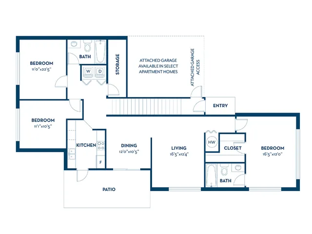 Catalina 2 | 3BD, 2BA | 1421SF