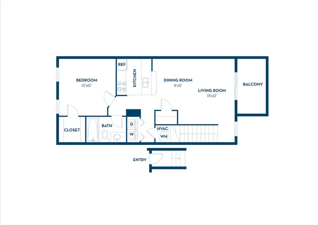 Carriage House | 1BD, 1BA | 820 SF
