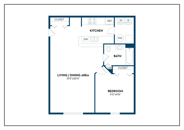 Cambridge | 1BD, 1BA | 752SF