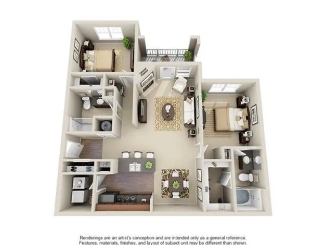 Moultrie | 2 Bedroom | 2 Bath | 1150 SF