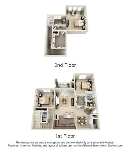 3 Bedroom | 2 Bath | 1550 SF