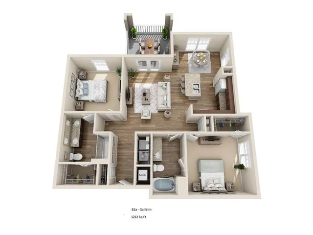Gallatin Floor Plan Image