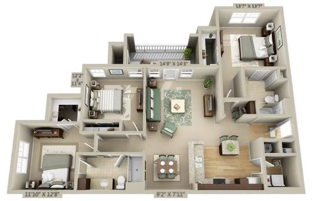 Flint Floor Plan Image